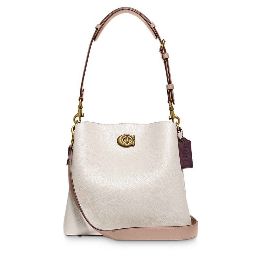 Willow Small Leather Bucket Tote